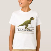 DoYouThinkHeSaurus - Boys Dinosaur T-shirt (Voorkant)