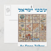 Doze Tribos de Israel Briefkaart (Voorkant / Achterkant)