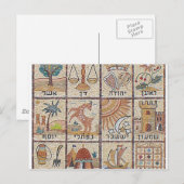Doze Tribos de Israel Briefkaart (Voorkant / Achterkant)