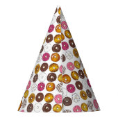 Dozen Donuts Doughnoten Breakfast Junk Food Foodie Feesthoedjes (Achterkant)