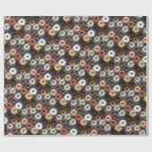 Dozen Donuts herhalen Cadeaupapier (Vlak)