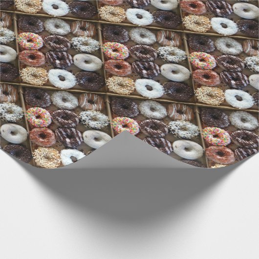 Dozen Donuts herhalen Cadeaupapier (Hoek)
