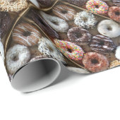 Dozen Donuts herhalen Cadeaupapier (Rol Hoek)