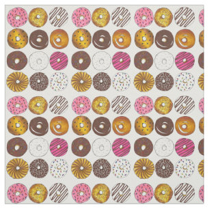 Dozen Doughnoten Donuts Breakfast Junk Food Pastry Stof
