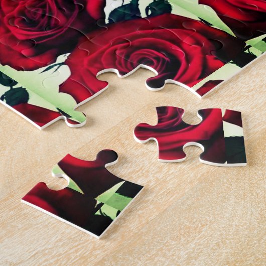 Dozen rozen legpuzzel (Zijkant)