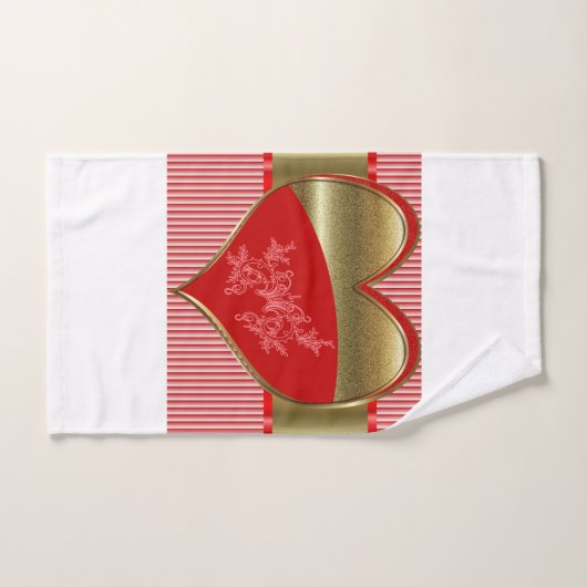 Dozen van Harten Badkamer Handdoek Set (Handdoek)