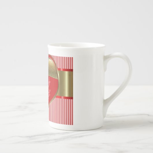 Dozen van Hearts Bone Specialty China Mok (Rechts)