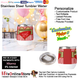 Dozen van Hearts Roestvrij staal Wijn Tumbler Wate