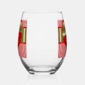 Dozen van Hearts Stemless Wine Glass Wijnglas Zonder Voet (Links)