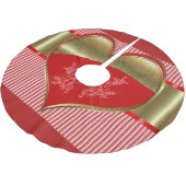 Dozen van Hearts Tree Rok Kerstboom Rok (Gekanteld)