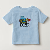 Dozer Bulldozer Transportation Kinder Shirts (Voorkant)