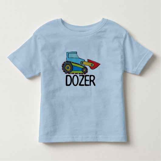 Dozer Bulldozer Transportation Kinder Shirts (Voorkant)