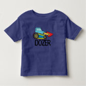 Dozer Bulldozer Transportation Kinder Shirts (Voorkant)