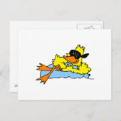 Dozer Duck Briefkaart (Voorkant / Achterkant)