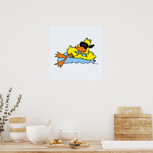 Dozer Duck Poster (Keuken)