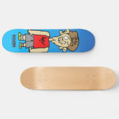 Dozer™ Ferry Cartoon Persoonlijk Skateboard (Horizontaal)