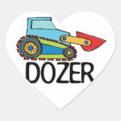 Dozer Hart Sticker (Voorkant)