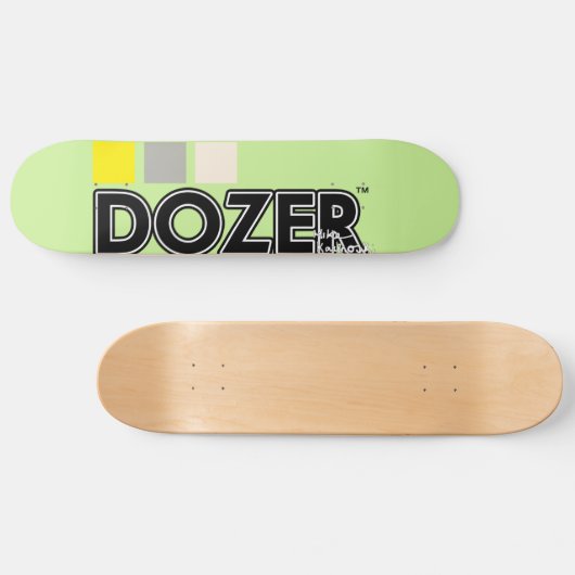 Dozer™ Karlnoski Squares Persoonlijk Skateboard (Horizontaal)