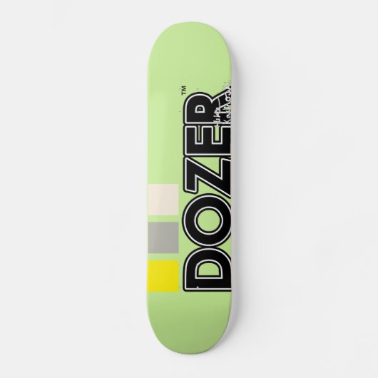 Dozer™ Karlnoski Squares Persoonlijk Skateboard (Voorkant)