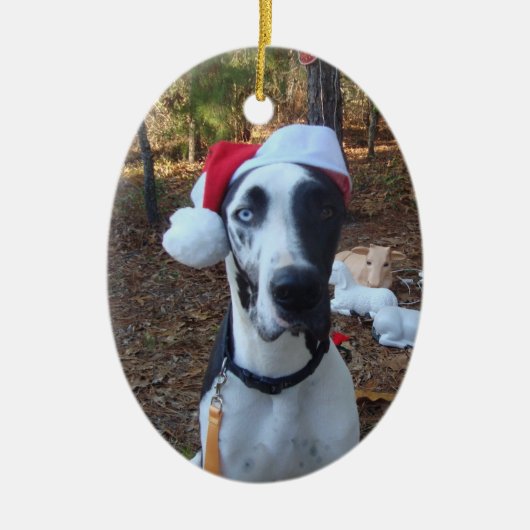 Dozer Kerstversiering Keramisch Ornament (Voorkant)