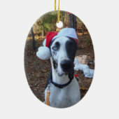 Dozer Kerstversiering Keramisch Ornament (Achterkant)