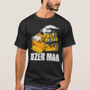 Dozer Man Bulldozer Operator Zware apparatuur T-shirt