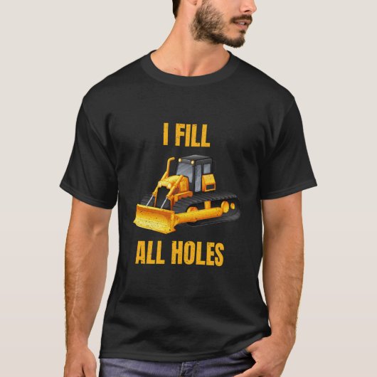 Dozer Operator Excavator Gift T-shirt (Voorkant)