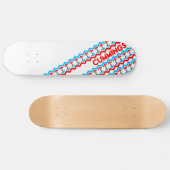Dozer™ Spencer Cummings Red's & Blue's Deck Persoonlijk Skateboard (Horizontaal)