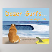 Dozer Surfs...het verhaal van een echte hond Poster (Voorkant)