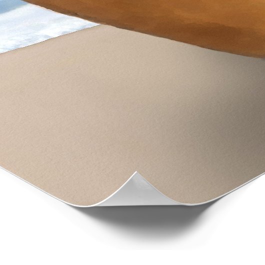 Dozer Surfs...het verhaal van een echte hond Poster (Hoek)