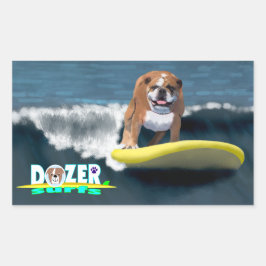 Dozer Surfs Rechthoekige Sticker