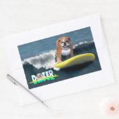 Dozer Surfs Rechthoekige Sticker (Envelop)