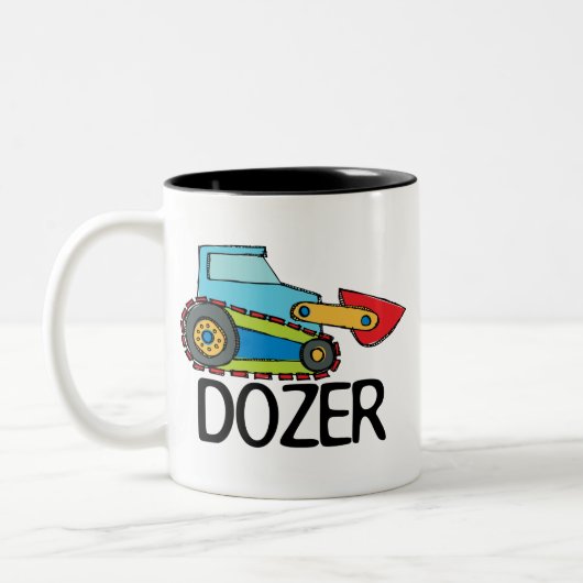 Dozer Tweekleurige Koffiemok (Links)