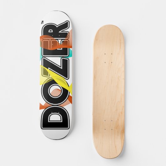 Dozer™ Wavelength Deck Persoonlijk Skateboard (Voorkant)
