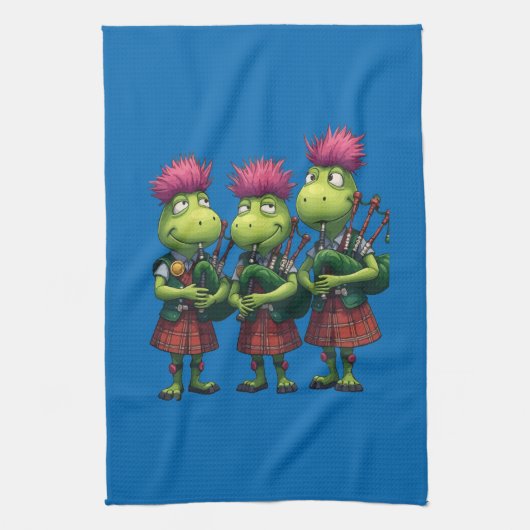 Dozijnspeelders voor Burns Supper Schots Theedoek (Verticaal)