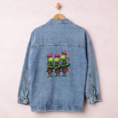 Dozijnspeelders voor Burns Supper Schotse distels Denim Jacket (Hangar)