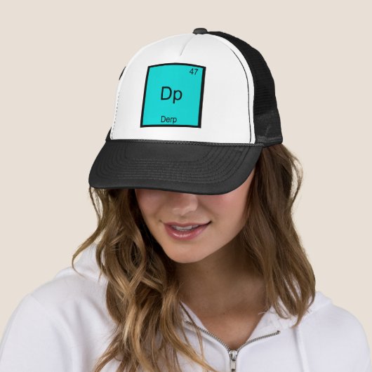 Dp - Derp Funny Element Meme Periodic Table T-shir Trucker Pet (In situ)