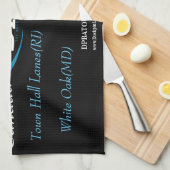 DPBA 2020 Tour Stops Towel Theedoek (Quarter Fold)