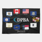 DPBA Tour Flags Towel Theedoek (Horizontaal)
