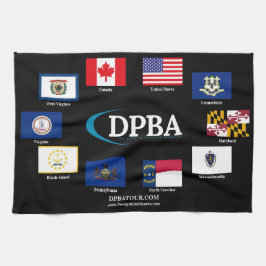 DPBA Tour Flags Towel Theedoek