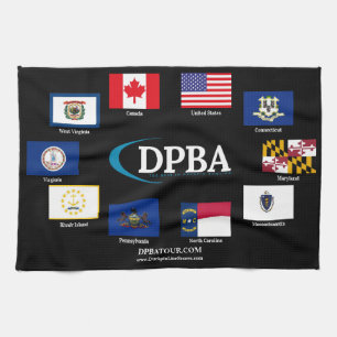 DPBA Tour Flags Towel Theedoek