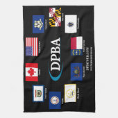 DPBA Tour Flags Towel Theedoek (Verticaal)