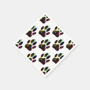 Dpg schildert Confetti af en partijstroompatroon Servet