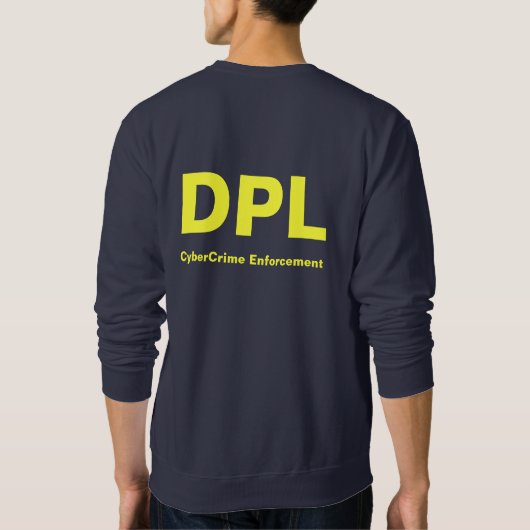 DPL CyberCrime Sweatshirt (Achterkant)