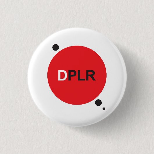 DPLR-Buttonnen Ronde Button 3,2 Cm (Voorkant)