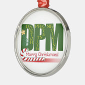 DPM DOCTOR PREVENTIVE MEDICINE CHRISTMAS METALEN ORNAMENT (Links)