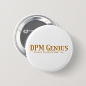 DPM Genius Gifts Ronde Button 5,7 Cm (Voorkant /achterkant)