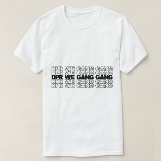 dpr we bende t-shirt (Design voorkant)