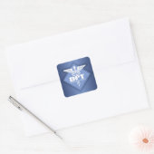 DPT (diamant) Vierkante Sticker (Envelop)