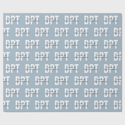 DPT Doctor in de fysieke behandeling Cadeaupapier (Vlak)